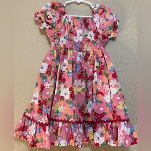 Matilda Jane Pink Floral Kids Dress